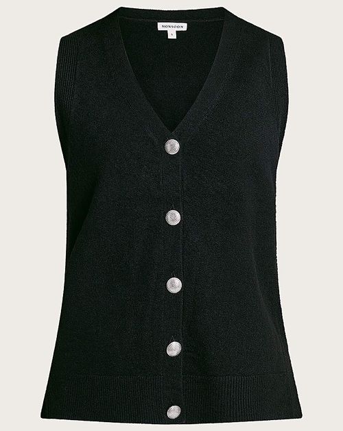 Monsoon Bri Knit Sweater Vest