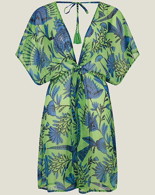 Accessorize Fan Print Kaftan