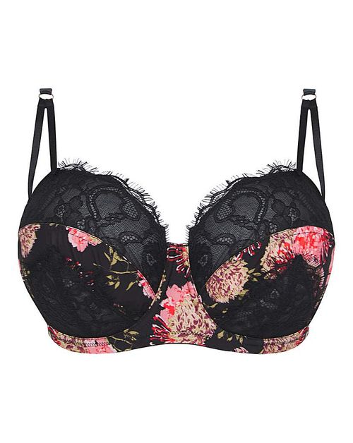 Figleaves Curve Neon Floral Balcony Bra, £21.00