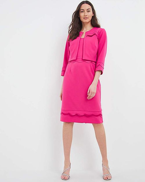 Joanna Hope Scallop Dress &...