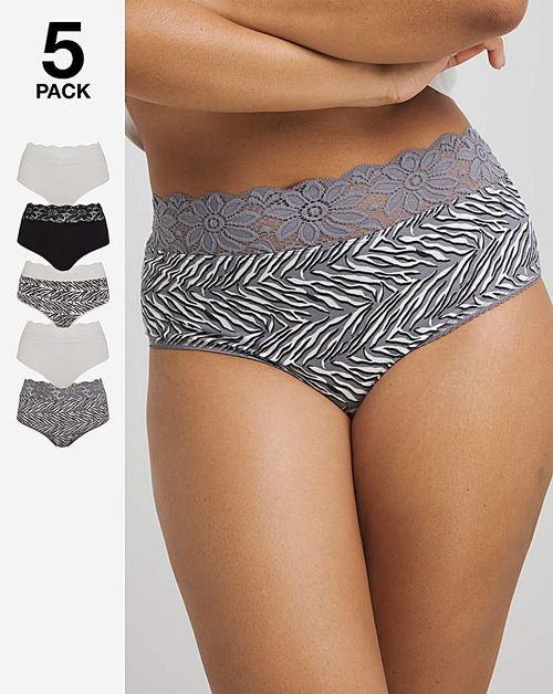 5 Pack Lace Top Full Fit...