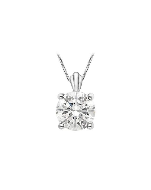 9ct Gold Round Cubic Zirconia...