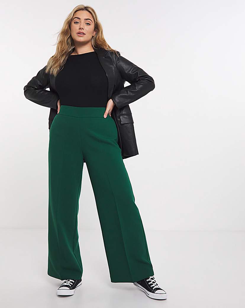 LK Bennett Halina Crepe Flared Tailored Trousers  Jarrold Norwich