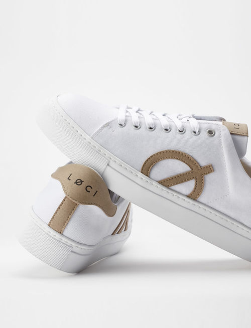 Loci Vegan Trainers White and...