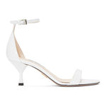 Prada White Patent Strap Sandals