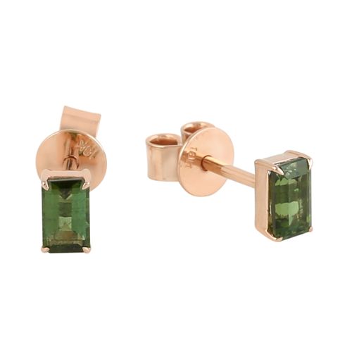 Women's Rose Gold / Green 18K...