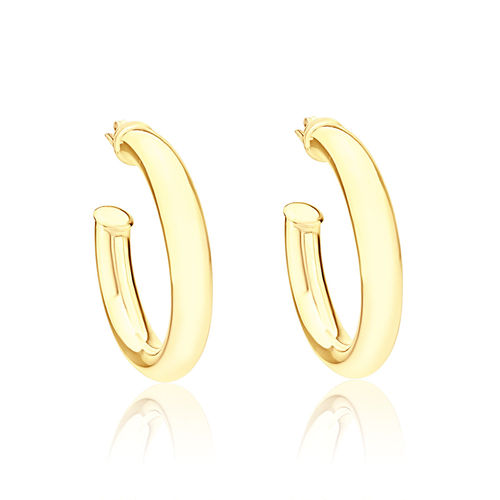 Women's Gold Tube Hoops...