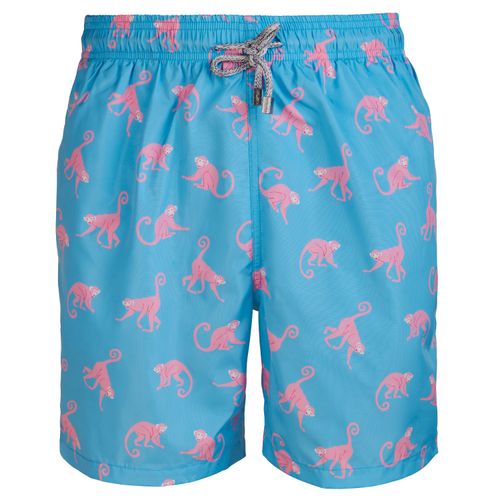 Men's Blue Monkey Swim Shorts...