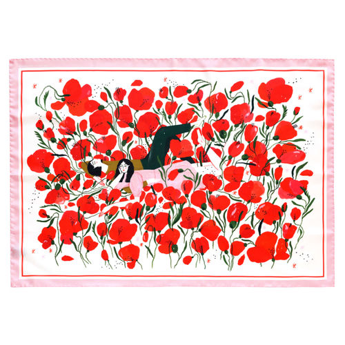 Women's Red Picnic In A Poppy...