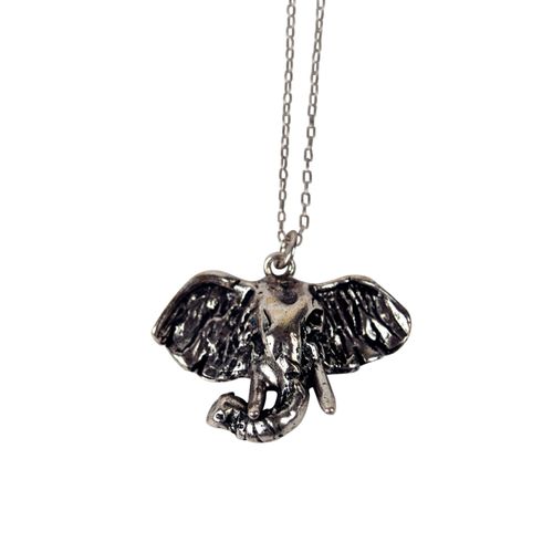 Women's Elephant Necklace -...