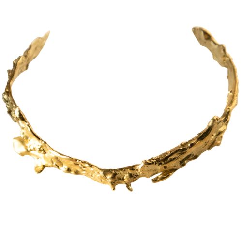 Women's Nebula Textured Gold...