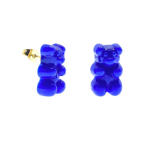 Women's Blue Gummy Bear Ear...