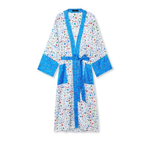 Women's White Long Robe / "De...