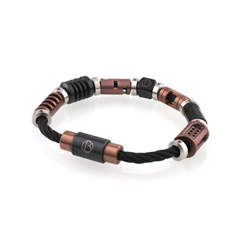 Men's Rose Gold / Black Fully...