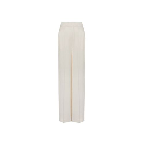 Women's White Wide Leg Ecru...