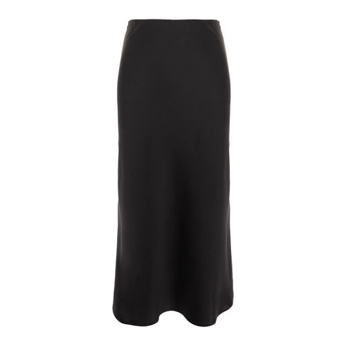 Women's Black Satin Skirt M/L...