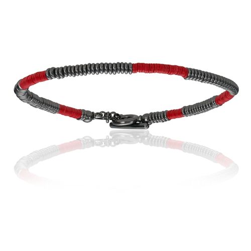 Men's Red African Beaded...