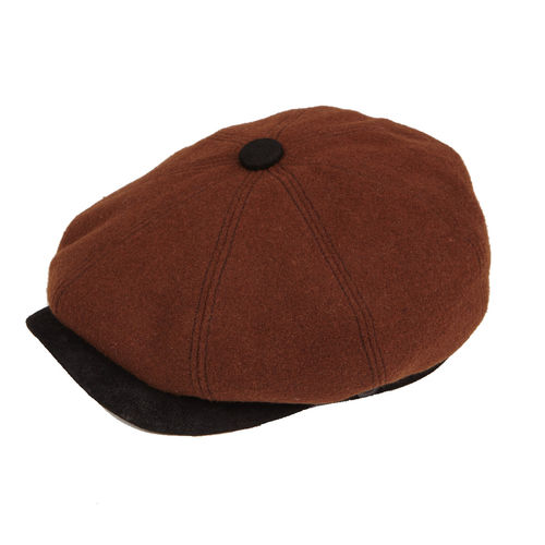 Men's Eden Tobacco Brown Wool...