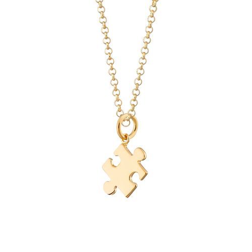 Women's Gold Plated Jigsaw...