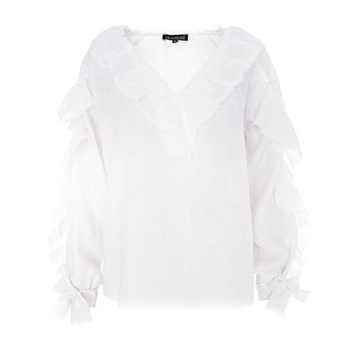 Women's Rita White Linen...