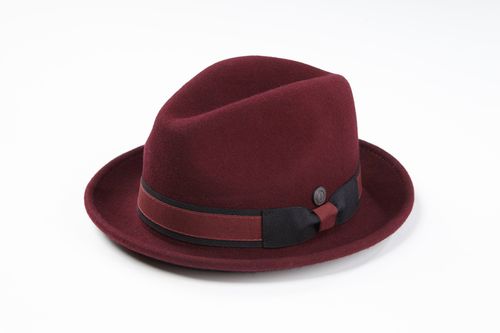 Men's Red Robin Burgundy Wool...