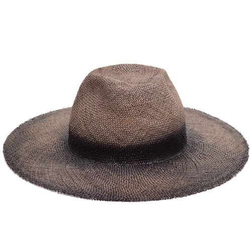 Men's Grey Unique Straw Hat...