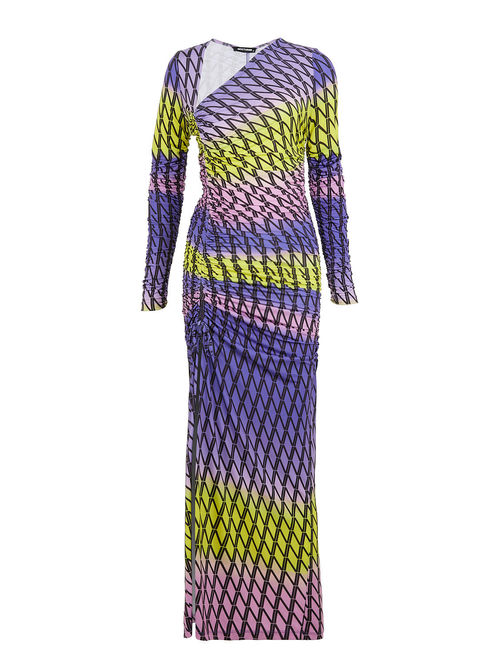 Women's Printed Maxi Slit...