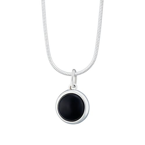 Women's Sterling Silver Black...