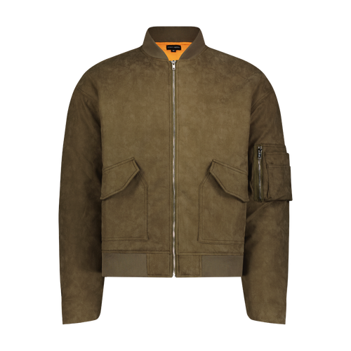 Men's Brown Flight Jacket -...