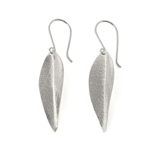 Women's Silver Leaf Earrings...