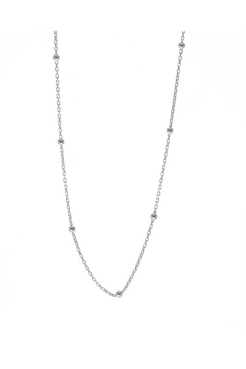 Women's Bead Chain Sterling...