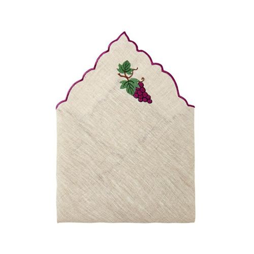 Grape - Set Of 4 Linen Napkin...