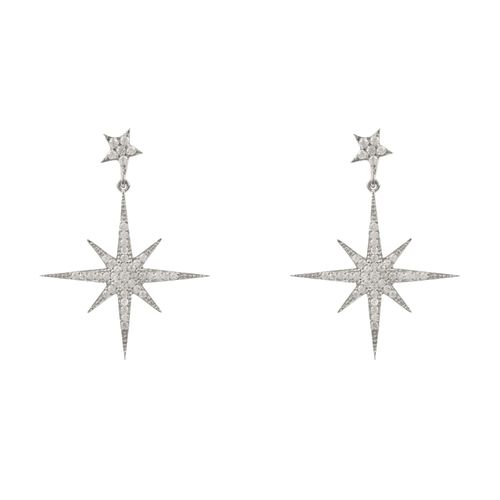 Women's Petite Star Burst...