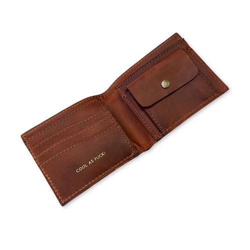 Men's Brown Leather Card &...