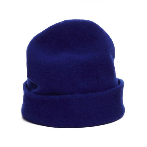 Men's Blue Wool Beanie Hat...