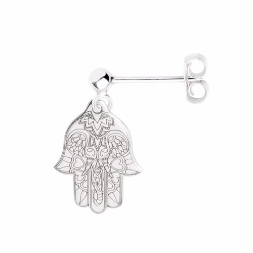 Women's Silver Hamsa Hand...