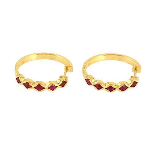 Women's Gold / Red 18K Yellow...