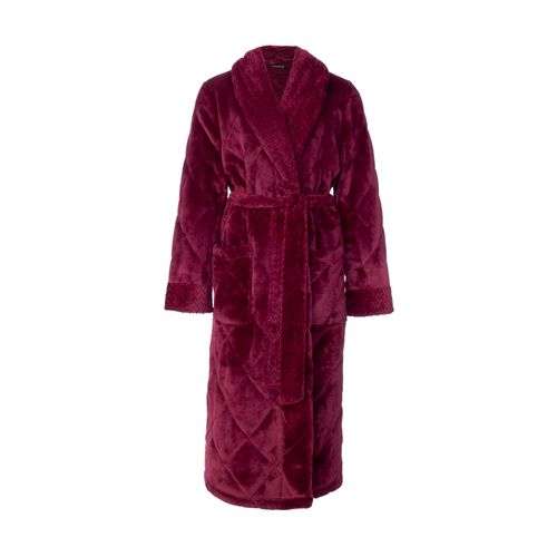 Women's Red Quilted Velour...