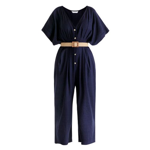 Women's Blue Linen Blend...