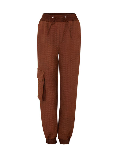 Women's Brown Jogger Pants...