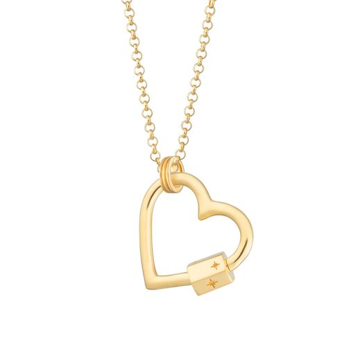 Women's Gold Plated Heart...