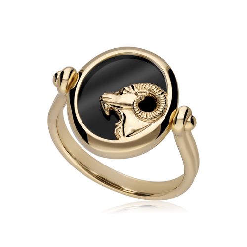 Women's Black Zodiac Aries...