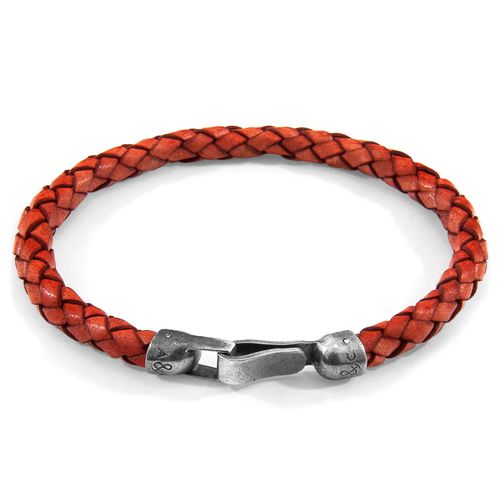 Men's Amber Red Skye Silver &...