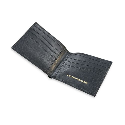 Men's Black Leather Card...