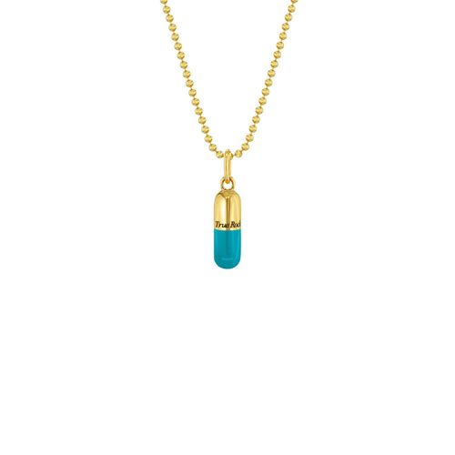 Men's Gold / Blue Small Pill...