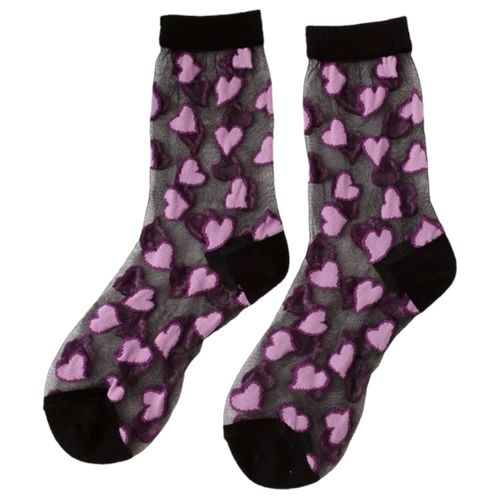 Women's Heart Of Glass Socks...