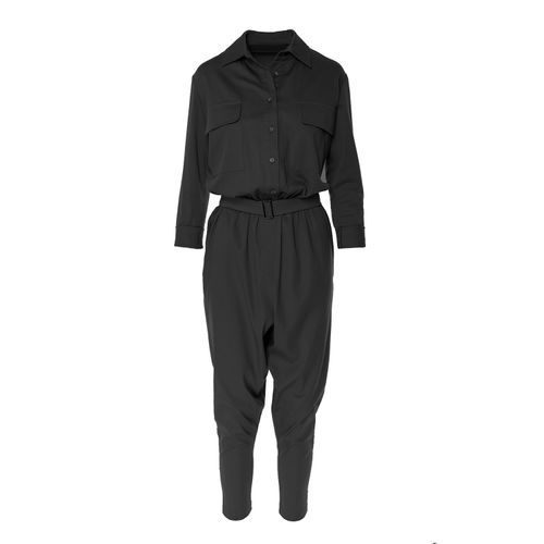 Women's Black Cargo Jumpsuit...