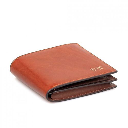 Men's Billfold Wallet Brown...