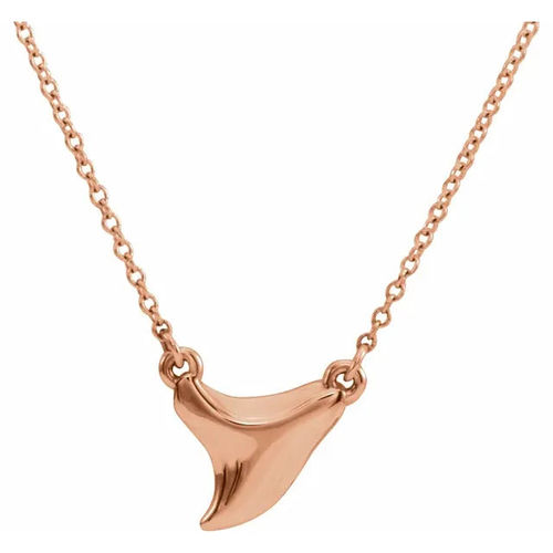 Women's Shark Tooth 14K Rose...