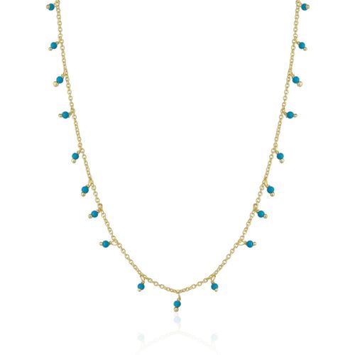 Women's Blue Turquoise Beaded...